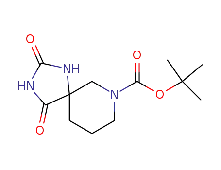 tert- 부틸 2,4- 디 옥소 -1,3,7- 트리 아자 스피로 [4.5] 데칸 -7- 카르 복실 레이트