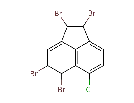 1,2,4,5-tetrabromo-6-chloro-1,2,4,5-tetrahydro-acenaphthylene