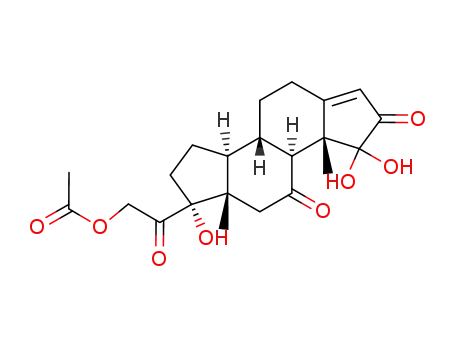 1α,1β,17α-Trihydroxy-21-acetoxy-A-nor-Δ<sup>3(5)</sup>-pregnentrion-(2,11,20)