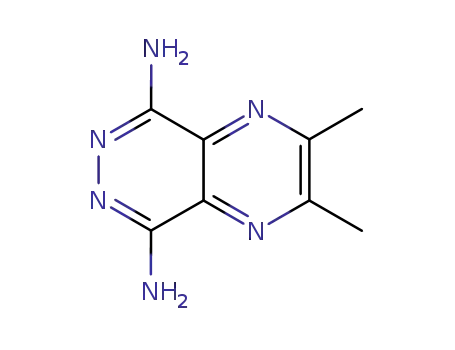Molecular Structure of 52197-21-4 (2,3-dimethylpyrazino[2,3-d]pyridazine-5,8-diamine)