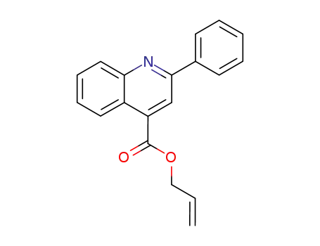 Molecular Structure of 524-34-5 (2-Phenyl-4-quinolinecarboxylic acid 2-propenyl ester)