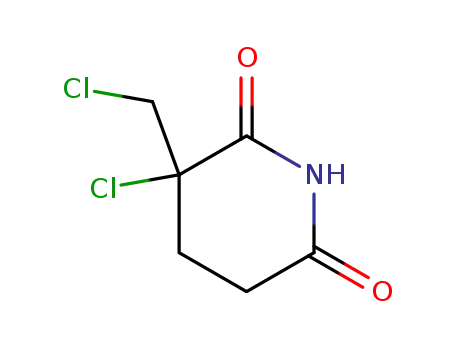 3-chloro-3-chloromethyl-piperidine-2,6-dione