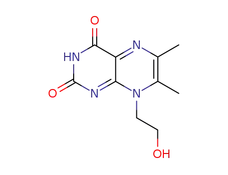 8-(2-Hydroxyethyl)-6,7-dimethylpteridine-2,4(3H,8H)-dione