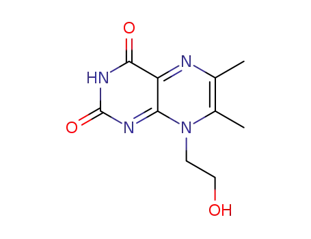 8-(2-ヒドロキシエチル)-6,7-ジメチルプテリジン-2,4(3H,8H)-ジオン