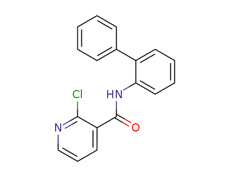 Molecular Structure of 57841-47-1 (N-([1,1'-Biphenyl]-2-yl)-2-chloronicotinaMide)