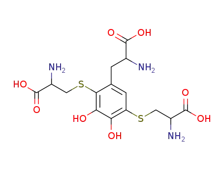 2-Amino-3-[2,5-bis[(2-amino-2-carboxyethyl)sulfanyl]-3,4-dihydroxyphenyl]propanoic acid