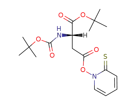 (S)-2-tert-Butoxycarbonylamino-succinic acid 1-tert-butyl ester 4-(2-thioxo-2H-pyridin-1-yl) ester