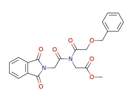 Glycine,N-[(benzyloxy)acetyl]-N-(phthalimidoacetyl)-, methyl ester (7CI,8CI)