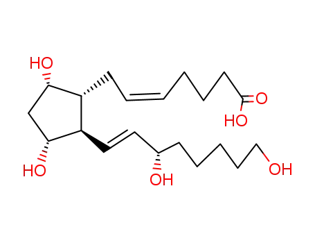 Molecular Structure of 57930-92-4 (20-HYDROXY PROSTAGLANDIN F2ALPHA)