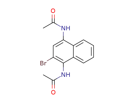 <i>N</i>,<i>N</i>'-(2-bromo-naphthalene-1,4-diyl)-bis-acetamide