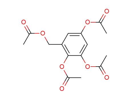 Molecular Structure of 5831-39-0 (6-[(Acetyloxy)methyl]-1,2,4-benzenetriol triacetate)