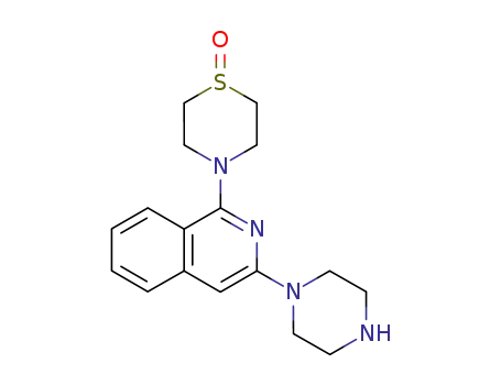 4-[3-(1-ピペラジニル)イソキノリン-1-イル]チオモルホリン1-オキシド