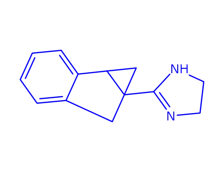 Molecular Structure of 579478-81-2 (1H-Imidazole,2-(1a,6-dihydrocycloprop[a]inden-6a(1H)-yl)-4,5-dihydro-(9CI))