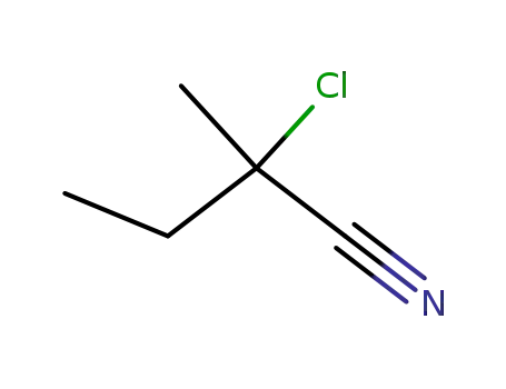 Molecular Structure of 408319-68-6 (2-chloro-2-methylbutanenitrile)