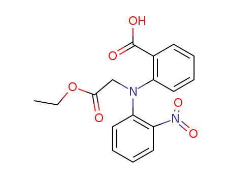 <i>N</i>-ethoxycarbonylmethyl-<i>N</i>-(2-nitro-phenyl)-anthranilic acid