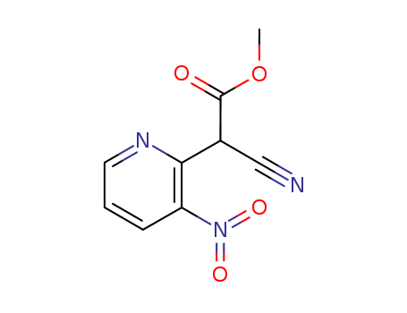 2-Pyridineaceticacid, a-cyano-3-nitro-, methyl ester