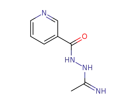 3-피리딘카르복실산,2-(1-이미노에틸)히드라지드(9CI)