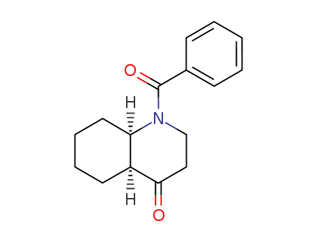 4(1H)-Quinolinone,1-benzoyloctahydro-, cis- (9CI)