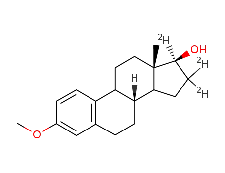 Molecular Structure of 57983-88-7 (3-O-Methyl Estradiol)