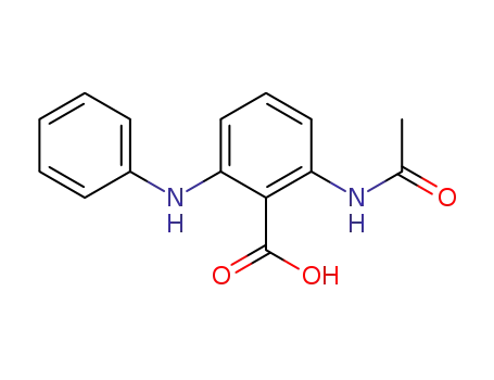 2-acetylamino-6-anilino-benzoic acid