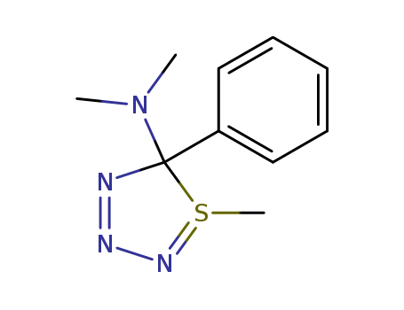 5H-1l4-1,2,3,4-Thiatriazol-5-amine,N,N,1-trimethyl-5-phenyl- (9CI) cas  52460-49-8