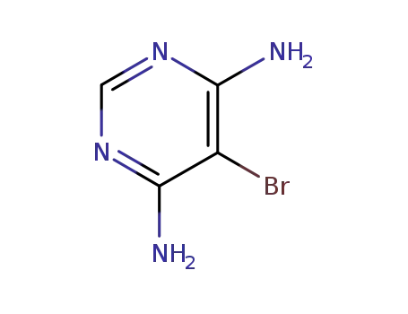 Molecular Structure of 58023-98-6 (5-bromo-4,6-diaminopyrimidine)