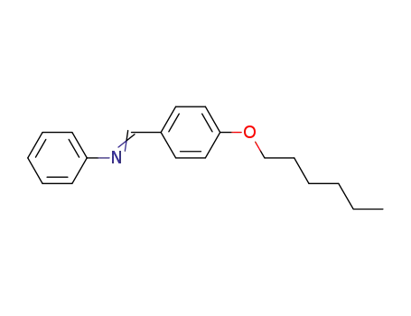 Molecular Structure of 5219-49-8 (1-(4-hexoxyphenyl)-N-phenyl-methanimine)