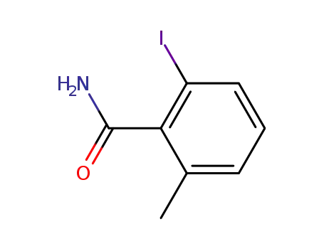Molecular Structure of 52107-89-8 (2-iodo-6-methyl-benzamide)