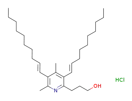 3-(4,6-dimethyl-3,5-di((E)-prop-1-enyl)pyridin-2-yl)propan-1-ol hydrochloride