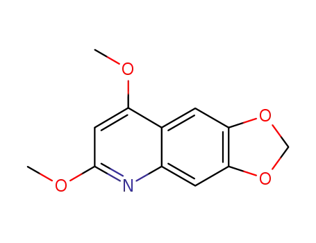 Molecular Structure of 82613-15-8 (6,8-dimethoxy[1,3]dioxolo[4,5-g]quinoline)
