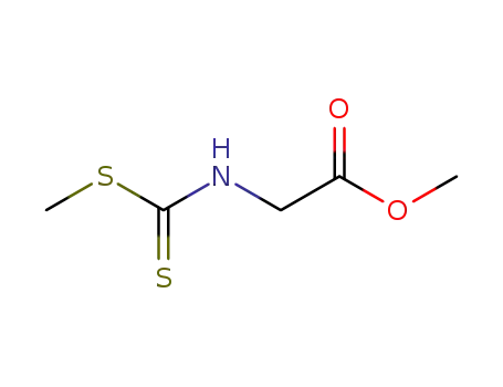 methylsulphanylthiocarbonylaminoacetic acid methyl ester