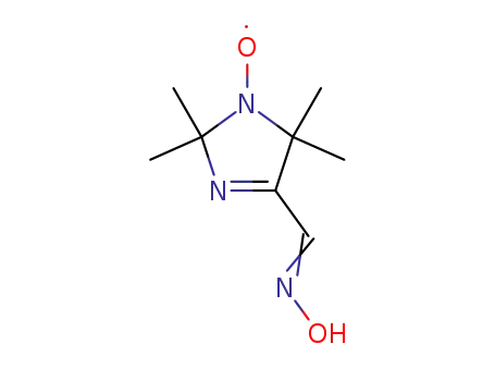 Molecular Structure of 52213-23-7 (4-HYDROXYIMINOMETHYL-2,2,5,5-TETRAMETHYL-3-IMIDAZOLINE-1-OXYL)