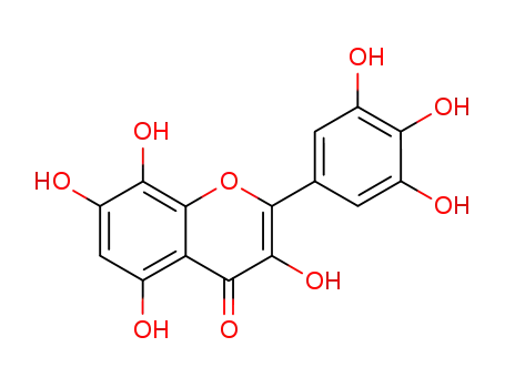 Molecular Structure of 577-24-2 (3,3',4',5,5',7,8-Heptahydroxyflavone)