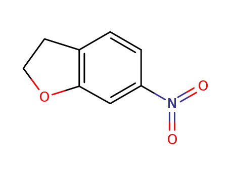 Molecular Structure of 911300-51-1 (Benzofuran,  2,3-dihydro-6-nitro-)
