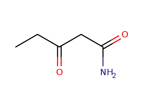 Molecular Structure of 74372-16-0 (3-OXO-PENTANOIC ACID AMIDE)