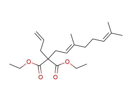 Propanedioic acid,(3,7-dimethyl-2,6-octadienyl)-2-propenyl-, diethyl ester, (E)- (9CI)