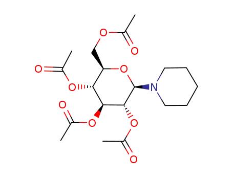 N-(2,3,4,6-tetra-O-acetyl-β-D-glucopyranosyl)piperidine