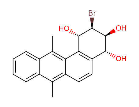 2α-bromo-1β,3α,4β-trihydroxy-1,2,3,4-tetrahydro-7,12-dimethylbenz<a>anthracene