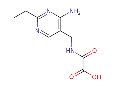 Molecular Structure of 855395-83-4 ((2-ethyl-4-amino-pyrimidin-5-ylmethyl)-oxalamic acid)