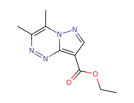 3,4-디메틸피라졸로[5,1-c][1,2,4]트리아진-8-카르복실산 에틸 에스테르
