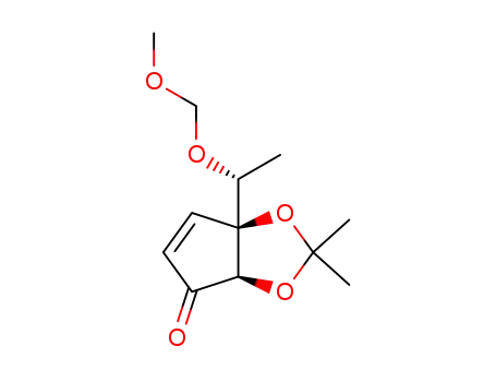 (3aR,6aS)-6a-((R)-1-Methoxymethoxy-ethyl)-2,2-dimethyl-3a,6a-dihydro-cyclopenta[1,3]dioxol-4-one