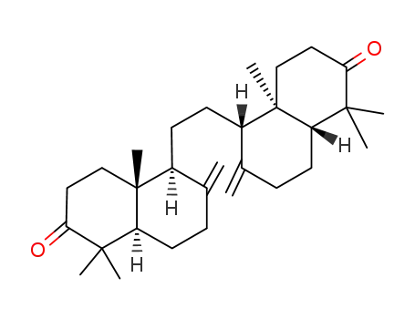 2(1H)-Naphthalenone,5,5'-(1,2-ethanediyl)bis[octahydro-1,1,4a-trimethyl-6-methylene-,(4aR,4'aR,5S,5'S,8aR,8'aR)- (9CI)