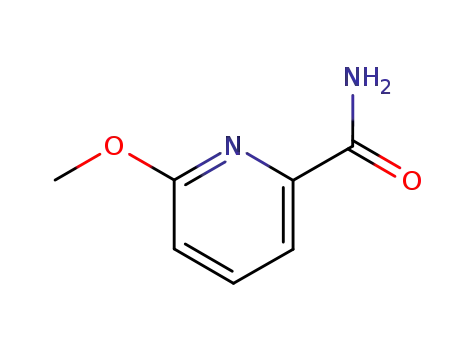 Molecular Structure of 98276-69-8 (6-METHOXY-PYRIDINE-2-CARBOXYLIC ACID AMIDE)