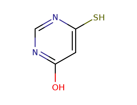 Molecular Structure of 6311-83-7 (6-Mercapto-4(1H)-pyrimidinone)