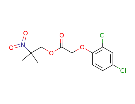 Molecular Structure of 6319-36-4 (2-methyl-2-nitropropyl (2,4-dichlorophenoxy)acetate)