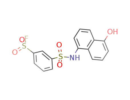 3-[[(5-ヒドロキシ-1-ナフタレニル)アミノ]スルホニル]ベンゼンスルホン酸フルオリド