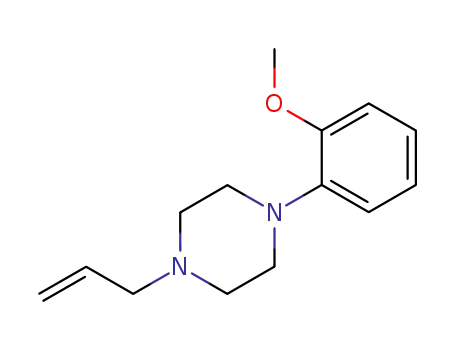 Molecular Structure of 6322-40-3 (1-(2-methoxyphenyl)-4-(prop-2-en-1-yl)piperazine)