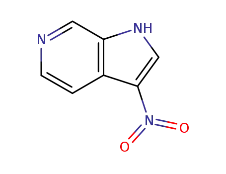 Molecular Structure of 67058-77-9 (3-NITRO-6-AZAINDOLE)