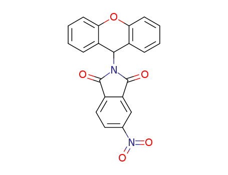1H-Isoindole-1,3(2H)-dione,5-nitro-2-(9H-xanthen-9-yl)- cas  6319-62-6