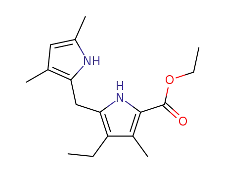 4-ethyl-5-(3,5-dimethyl-pyrrol-2-ylmethyl)-3-methyl-pyrrole-2-carboxylic acid ethyl ester